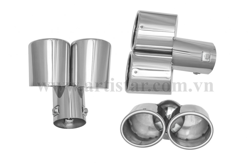 PÔ ĐÔI DẠNG CONG INOX - ĐUÔI PÔ Ô TÔ